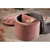 Pufa Modern Barock 50cm aksamit różowy - Invicta
