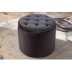 Pufa Modern Barock 50cm aksamit czarny - Invicta