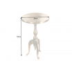 Stolik kawowy Safe 55 cm złoty - Invicta