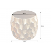 Stolik kawowy Rien 55 cm - Invicta