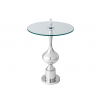 Stolik kawowy Intri 65 cm srebrny - Invicta