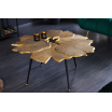 Stolik kawowy Gingko złoty 95 cm - Invicta