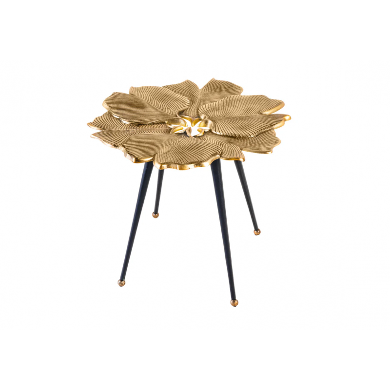 Stolik kawowy Gingko złoty 58 cm - Invicta