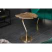 Stolik pomocniczy Gingko złoty 53 cm - Invicta
