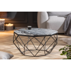 Stolik kawowy Diamond 70cm szary marmur - Invicta