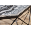 Stolik kawowy Diamond 70cm szary marmur - Invicta