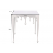 Stolik kawowy Water L 50cm srebrny - Invicta