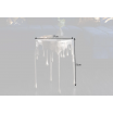 Stolik kawowy Water 51 cm srebrny - Invicta