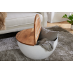 Stolik kawowy Tandor 60cm Mango biały - Invicta