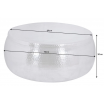 Stolik kawowy Tandor 70cm aluminium srebrny - Invicta