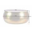 Stolik kawowy Tandor 70cm aluminium złoty - Invicta