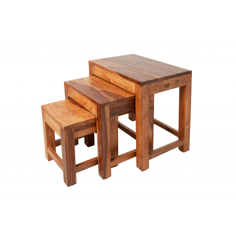Stolik kawowy Monsoon Sheesham 3 - Invicta