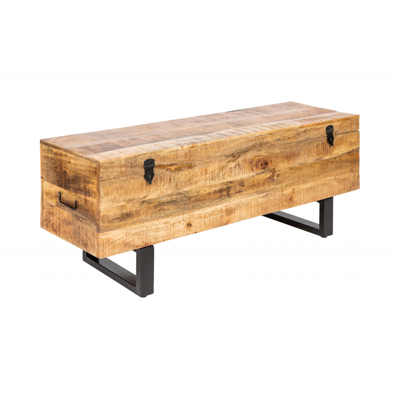 Stolik kawowy Faktoria Loft mango naturalny - Invicta