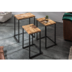 Stolik kawowy Industrial 3 Mango - Invicta