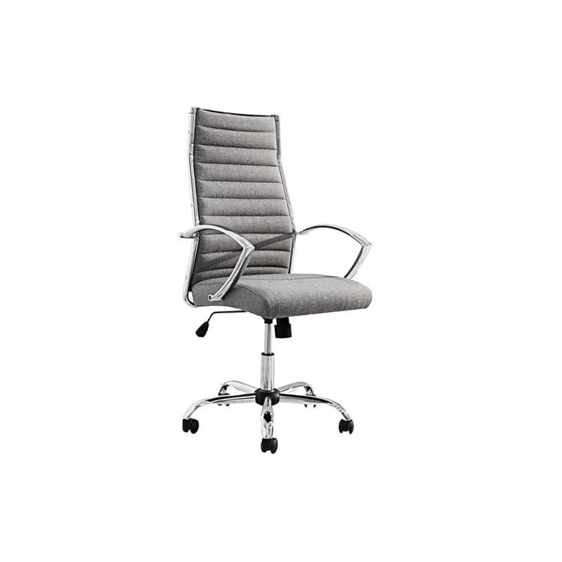 Fotel biurowy Big Deal 107-117 cm szary - Invicta