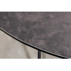 Stół okrągły Zeramik 120 cm antracytowy - Invicta