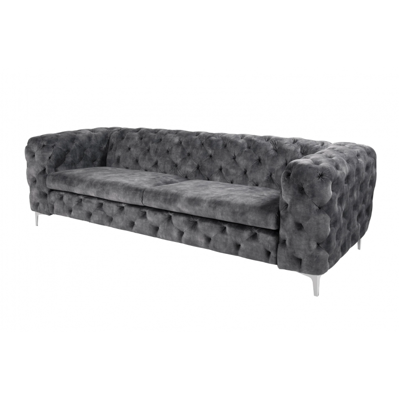 Sofa New Barok ciemnoszary - Invicta