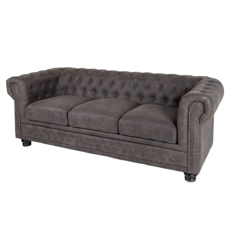 Sofa Niagara 3 szary antyczny - Invicta