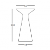 Stolik barowy Fade - Plust
