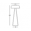 Lampa stołowa Fade High - Plust