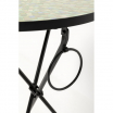 Stolik boczny Clack Mosaic Green Blue Ø35cm