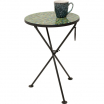 Stolik boczny Clack Mosaic Green Blue Ø35cm