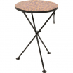 Stolik boczny Clack Mosaic Red Ø35cm