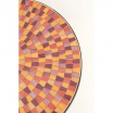 Stolik boczny Clack Mosaic Red Ø35cm