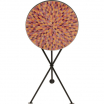 Stolik boczny Clack Mosaic Red Ø35cm