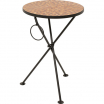 Stolik boczny Clack Mosaic Orange Ø35cm