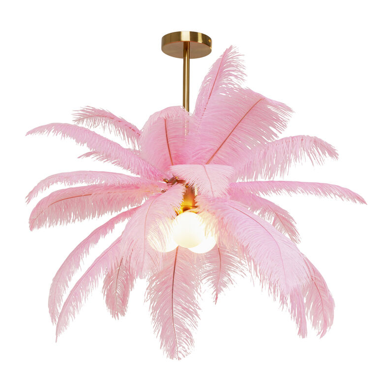 Lampa wisząca Feather Palm Pink Ø87 cm