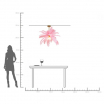 Lampa wisząca Feather Palm Pink Ø87 cm