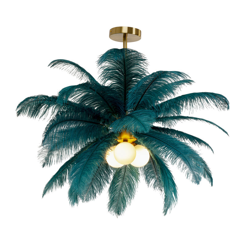 Lampa wisząca Feather Palm Green Ø87 cm