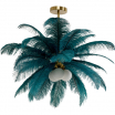 Lampa wisząca Feather Palm Green Ø87 cm
