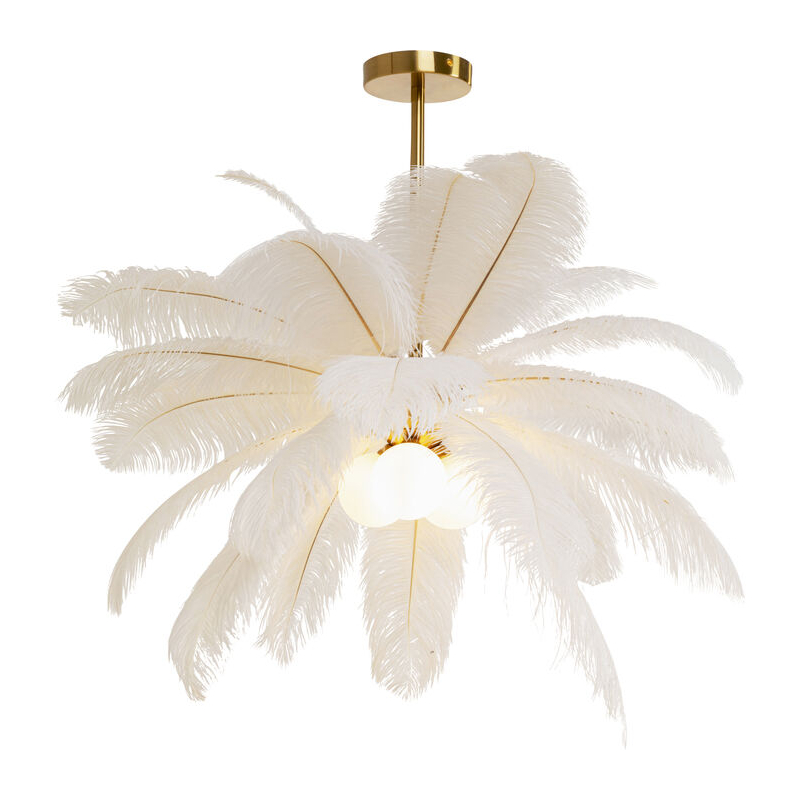 Lampa wisząca Feather Palm White Ø87 cm