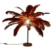 Lampa stołowa Feather Palm Rusty Red 60cm
