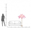 Lampa podłogowa Feather Palm Pink 165cm