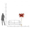 Lampa podłogowa Feather Palm Rusty Red 165cm