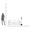 Lampa podłogowa Sugar 150 cm