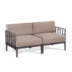 Sofa dwuosobowa Enjoy, brązowy stelaż - Gaber