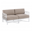 Sofa dwuosobowa Enjoy, biały stelaż - Gaber