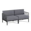 Sofa dwuosobowa Enjoy, antracytowy stelaż - Gaber