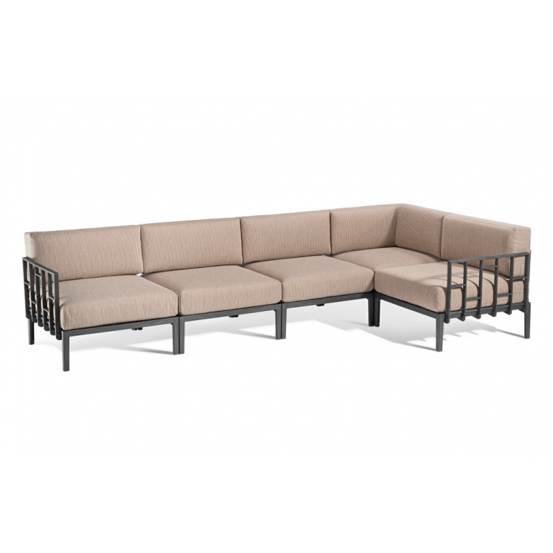 Sofa Enjoy 5, antracytowy stelaż - Gaber