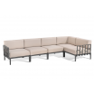 Sofa Enjoy 5, antracytowy stelaż - Gaber