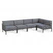 Sofa Enjoy 5, antracytowy stelaż - Gaber