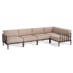 Sofa Enjoy 5, brązowy stelaż - Gaber