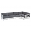 Sofa Enjoy 5, biały stelaż - Gaber