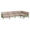 Sofa Enjoy 5, zielony stelaż - Gaber