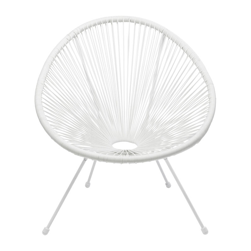 Fotel Acapulco Mono White - Kare