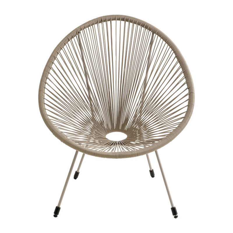 Fotel Acapulco Mono Greige - Kare